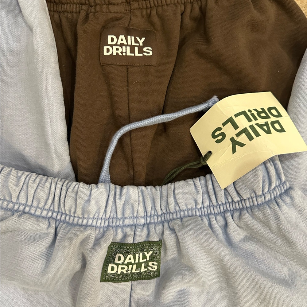 Daily Drills Brown Joggers